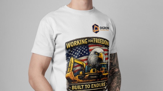 “Built to Endure” Branded T-Shirt White