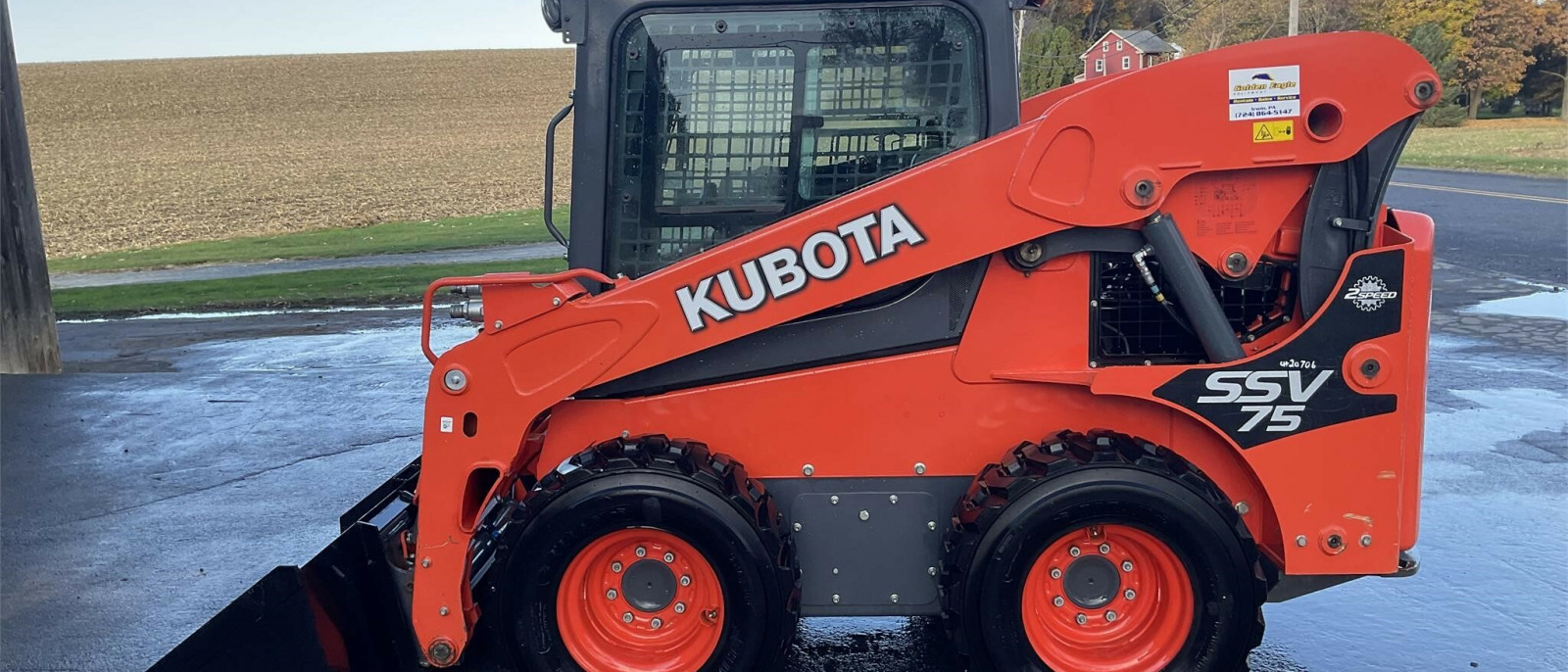 2019 Kubota SSV 75 Skid Steer Loader