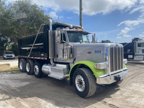 2019 Peterbilt 389 Tri-Axle Dump Truck