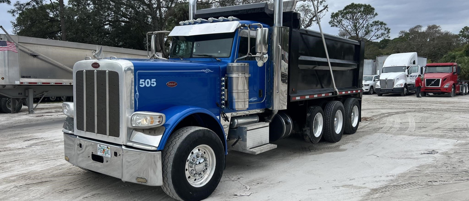 2020 Peterbilt 389 Tri-Axle Dump Truck