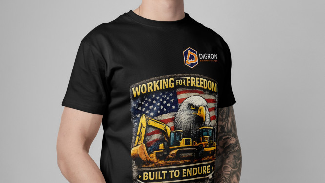 “Built to Endure” Branded T-Shirt Black