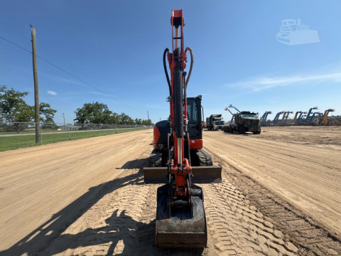 2021 Kubota U55-5 Compact Excavator 6 way angle blade