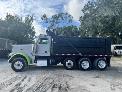 2019 Peterbilt 389 Tri-Axle Dump Truck