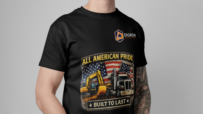 “Built To Last” Branded T-Shirt Black