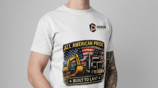 “Built To Last” Branded T-Shirt White