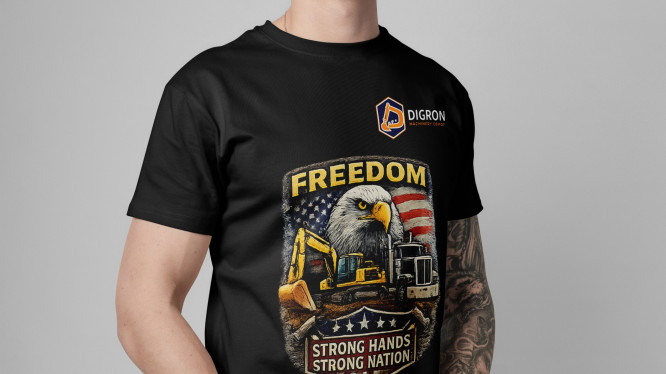 “Strong Hands Strong Nation” Branded T-Shirt Black